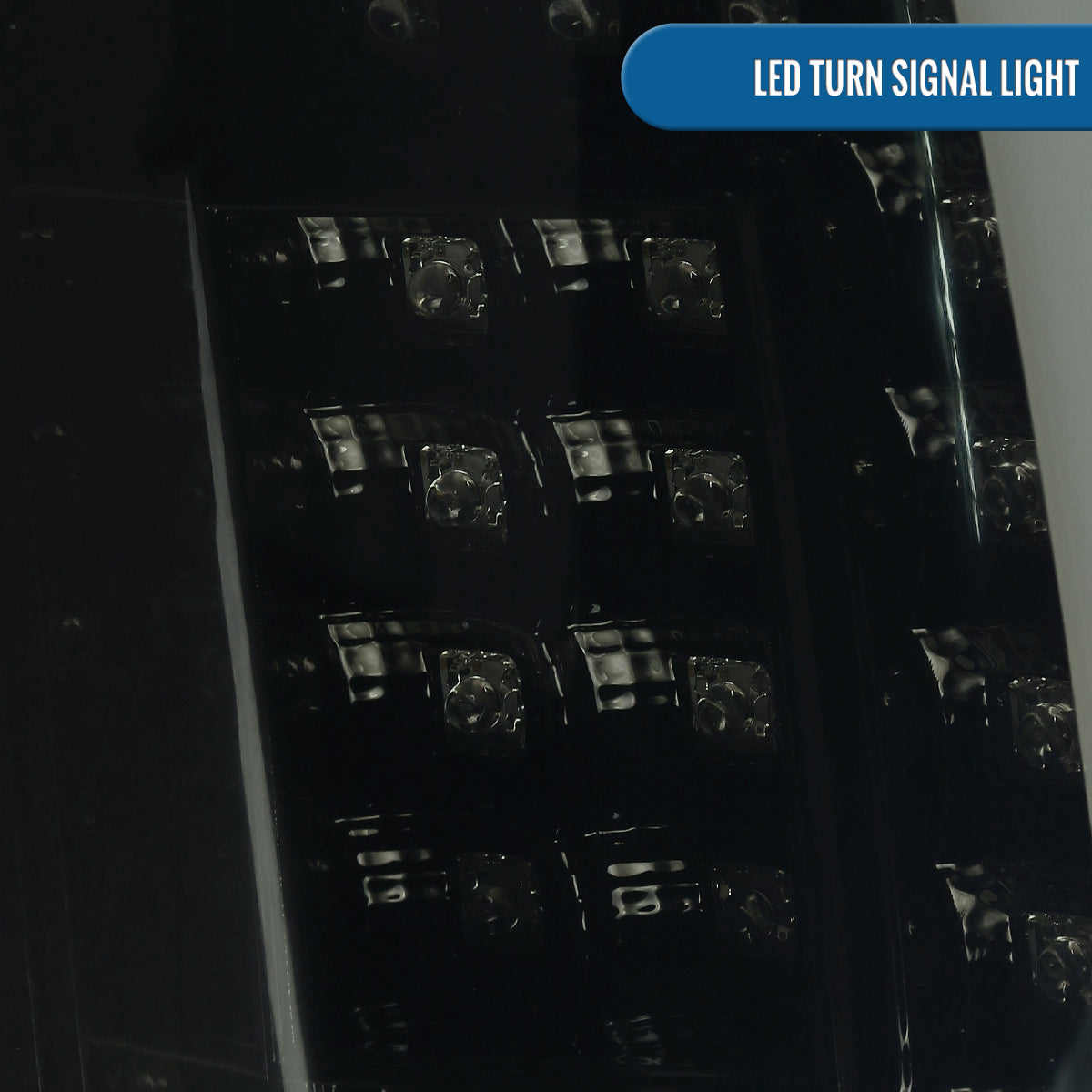 Ronnin - Fits 2000-2006 Chevy Suburban Tahoe GMC Yukon XL Denali Full LED Tail Lights Assembly Pair | Black Smoke