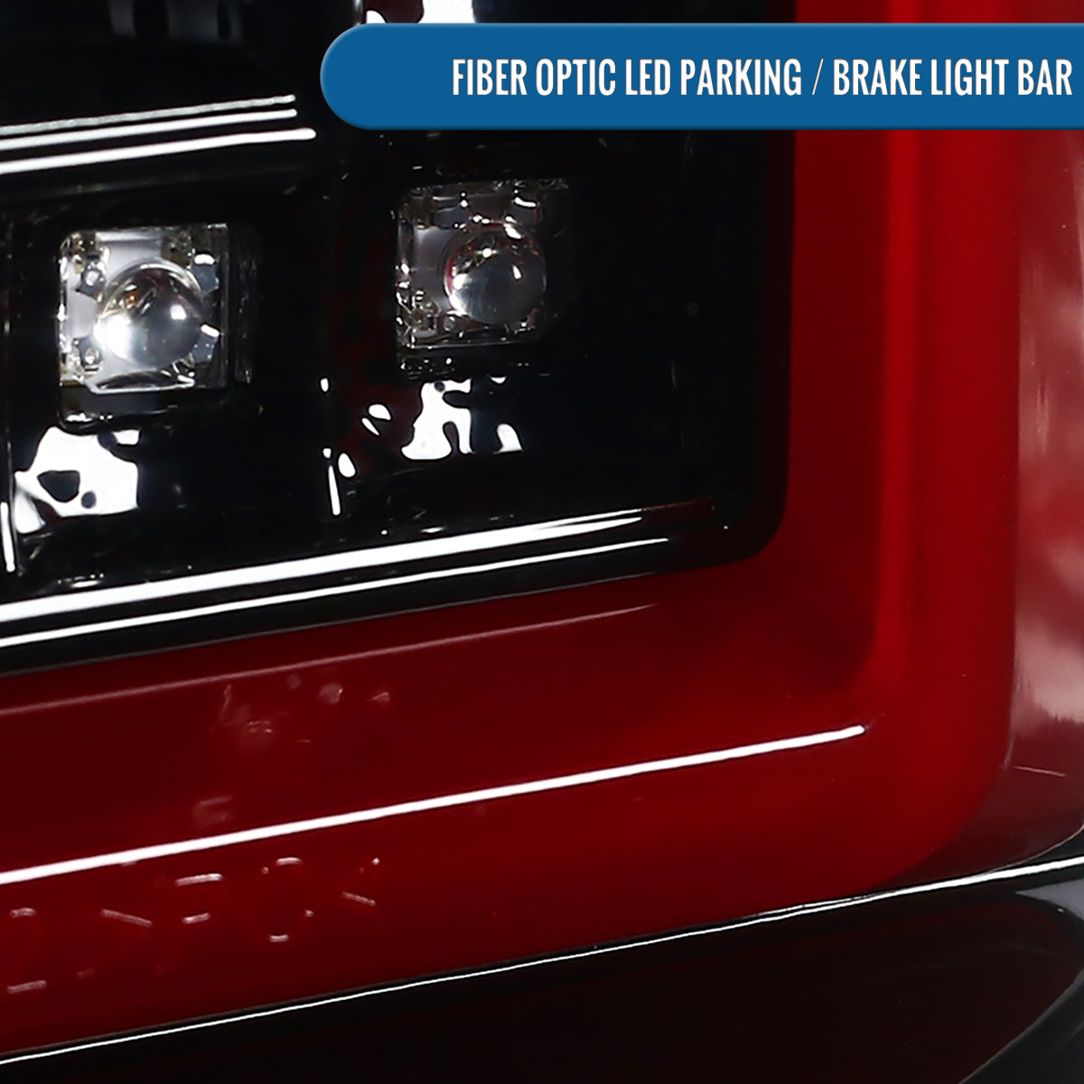 Ronnin - Fits 2000-2006 Chevy Suburban Tahoe GMC Yukon XL Denali Full LED Tail Lights Assembly Pair | Glossy Black