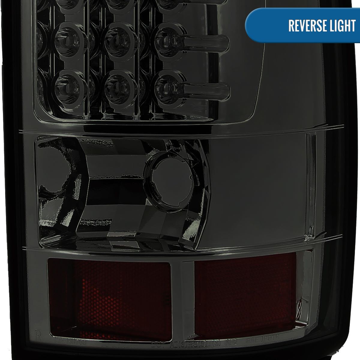 Ronnin - Fits 2000-2006 Suburban Tahoe Yukon Denali XL LED Integrated Brake and Turn Signal Lamps Tail Lights Assembly Pair | Smoke
