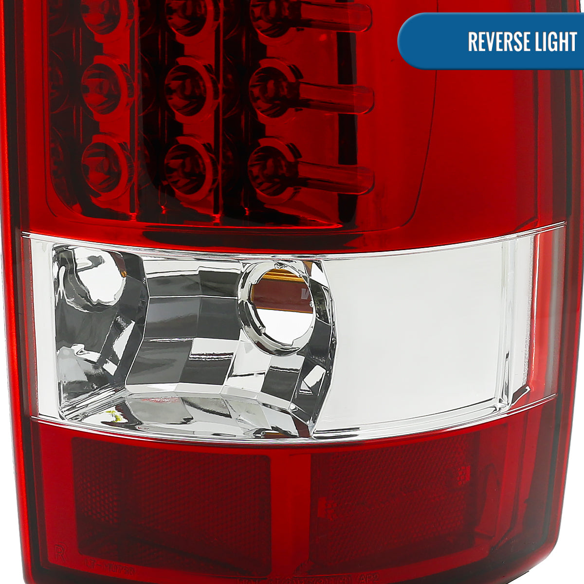 Ronnin - Fits 2000-2006 Suburban Tahoe Yukon Denali XL LED Integrated Brake and Turn Signal Lamps Tail Lights Assembly Pair | Red