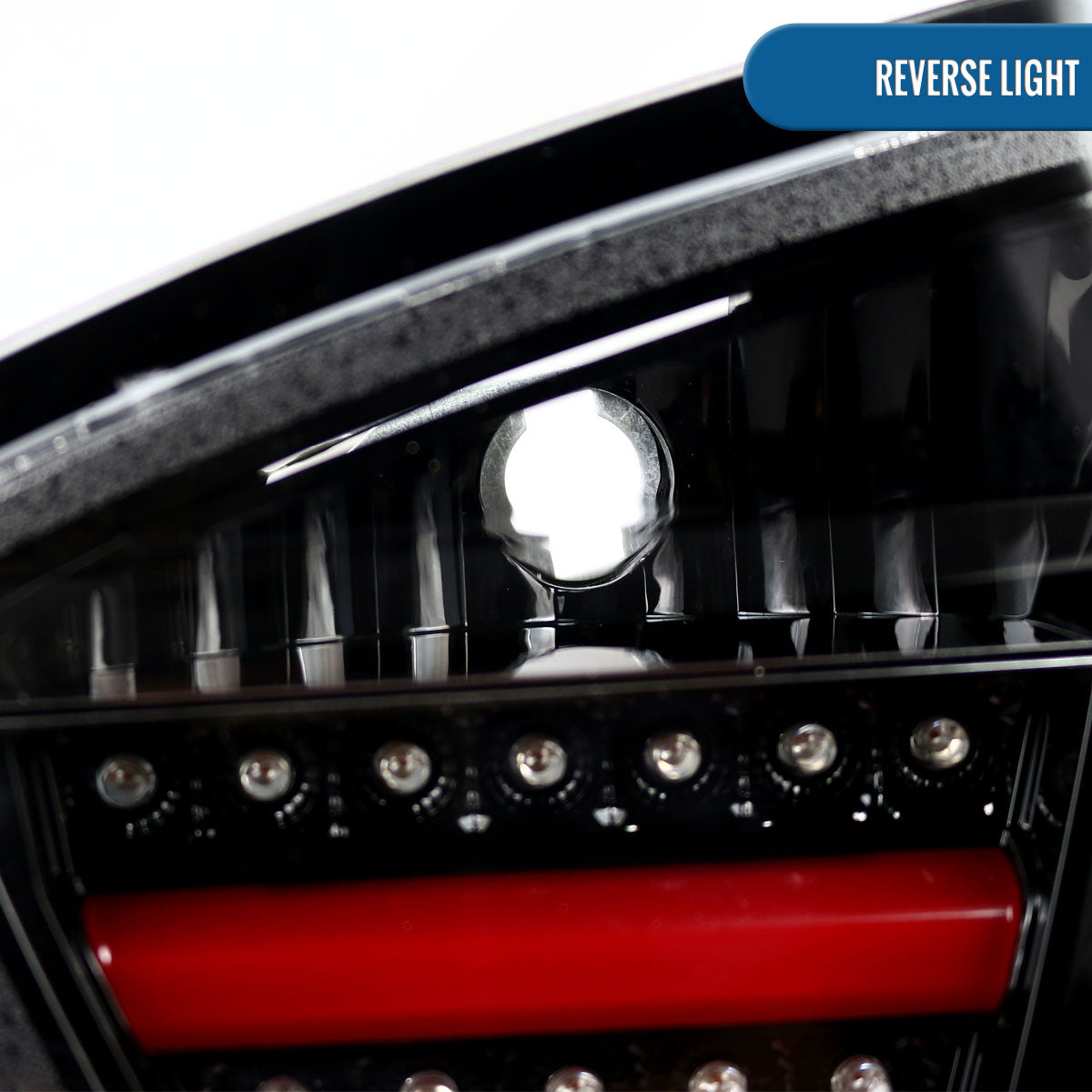 Ronnin - Fits 2006-2008 BMW E90 3-Series 325i 328i 330i Upgraded Replacement Full LED Driving Lights Tail Lamps Assembly Pair | Gloss Black