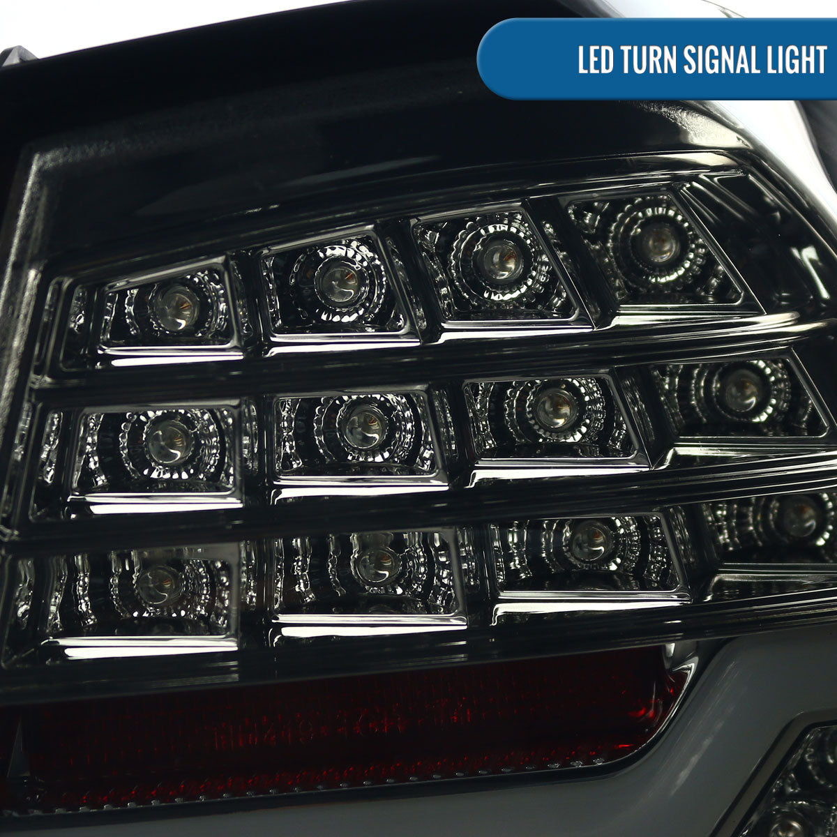 Ronnin - Fits 2006-2008 BMW E90 3-Series 325i 328i 330i Upgraded Replacement Full LED Driving Lights Tail Lamps Assembly Pair | Smoke