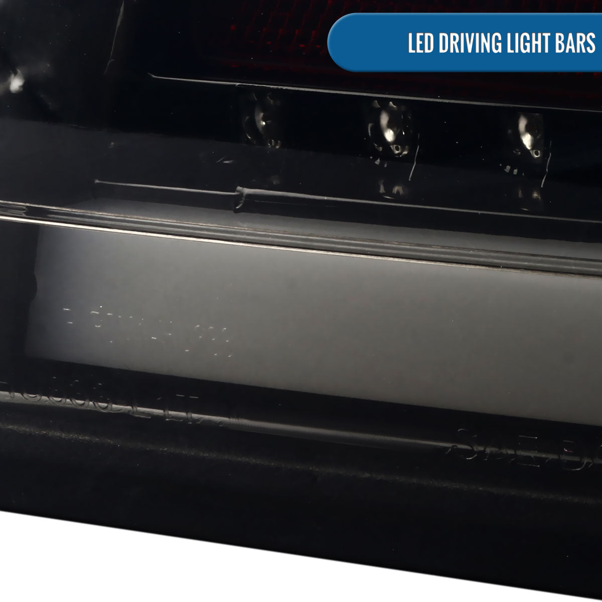 Ronnin - Fits 2008-2017 Mitsubishi Lancer Evolution Upgraded Replacement FULL LED Tail Lights Assembly | Black Smoke