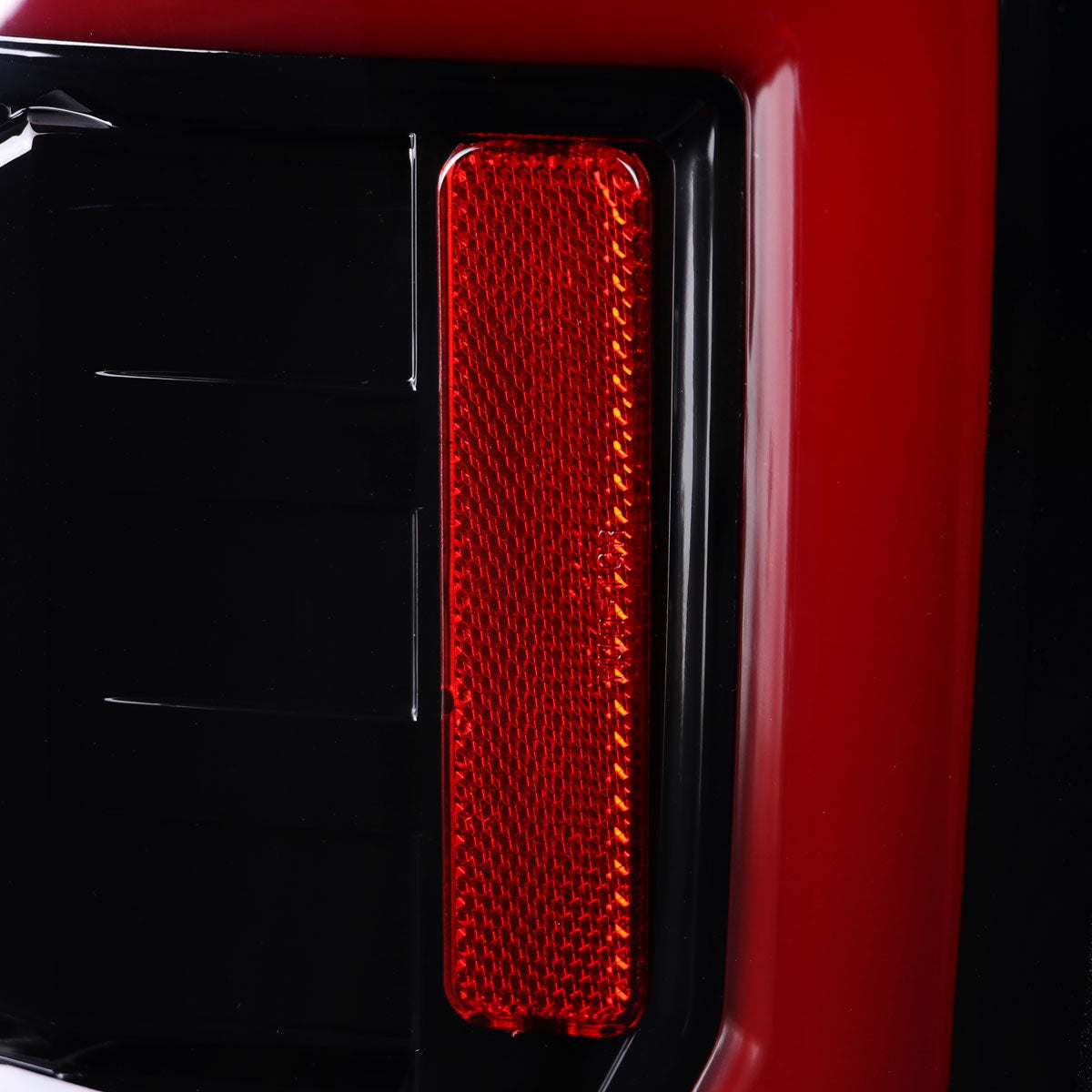 Ronnin - Fits 2017-2019 Ford F250 F350 F450 F550 Super Duty Upgraded Full LED Tail Lights Integrated Brake + Turn Signal Assembly Pair | Gloss Black