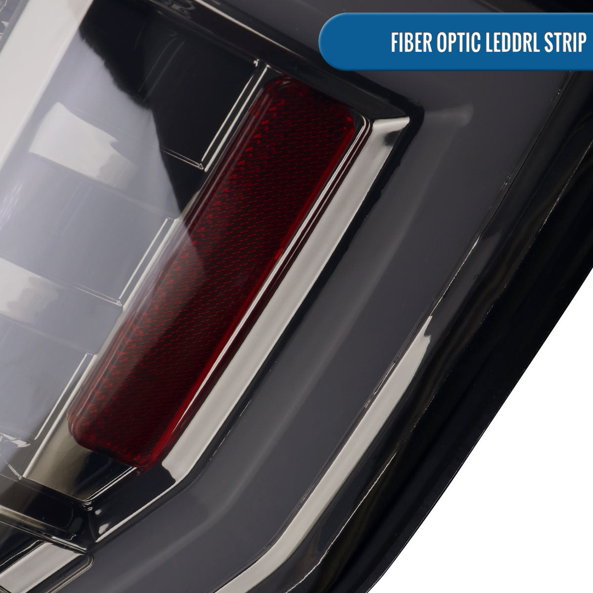 Ronnin - Fits 2017-2019 Ford F250 F350 F450 F550 Super Duty Upgraded Full LED Tail Lights Integrated Brake + Turn Signal Assembly Pair | Smoke