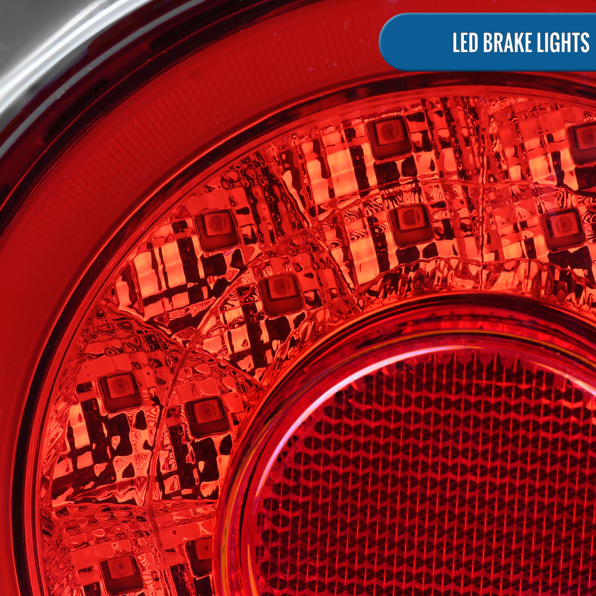 Ronnin - Fits 1989-1994 Nissan Skyline GT-R R32 Upgrade Replacement LED Tail Lights Assembly Pair | Red