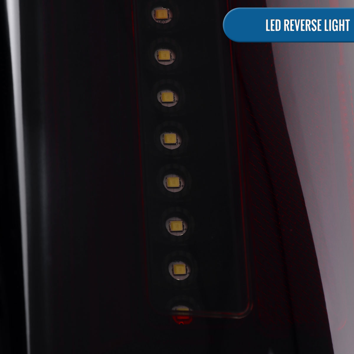 Ronnin - Fits 2019-2024 Ram 1500 Upgraded Full LED Tail Lights Integrated LED Brake and Turn Signal Lamps Replacement Pair | Black Smoke