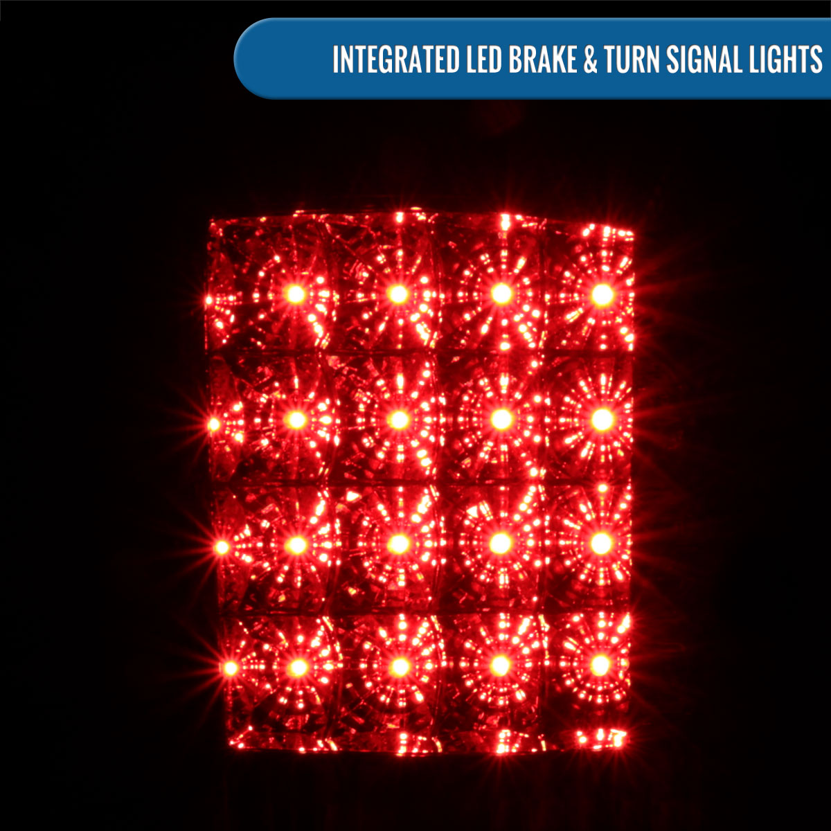 Ronnin - Fits 2006-2011 Ford Ranger Pickup LED Tail Lights Integrated LED Brake and Signal Lamps Pair | Smoke