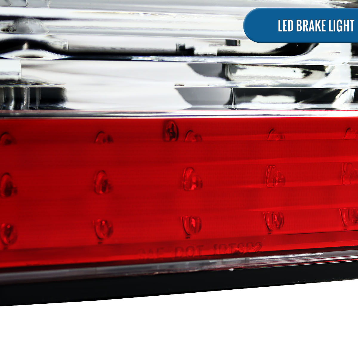 Ronnin - Fits 1989-1994 Nissan 240SX S13 Coupe Upgrade Replacement LED Tail Lights Assembly Pair | Red