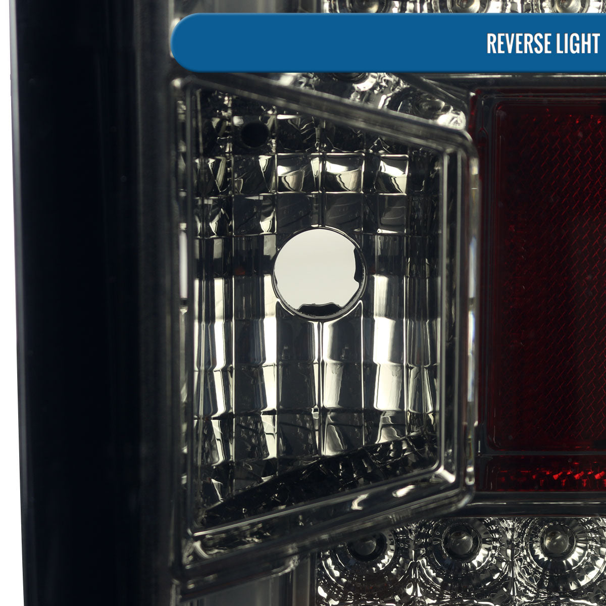 Ronnin - Fits 2014-2018 Silverado 1500 2500HD 3500HD | 2015-2019 Sierra 3500HD LED Tail Lights Integrated Brake and Turn Signal Lamps Replacement Assembly Pair | Smoke