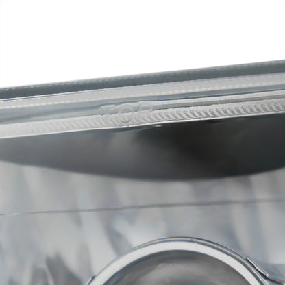 Ronnin - Fits Vehicles with 7" X 6" Sealed Beam Projector Headlights H6054 H6014 H6052 H5054 6054 6052 Pair | Chrome