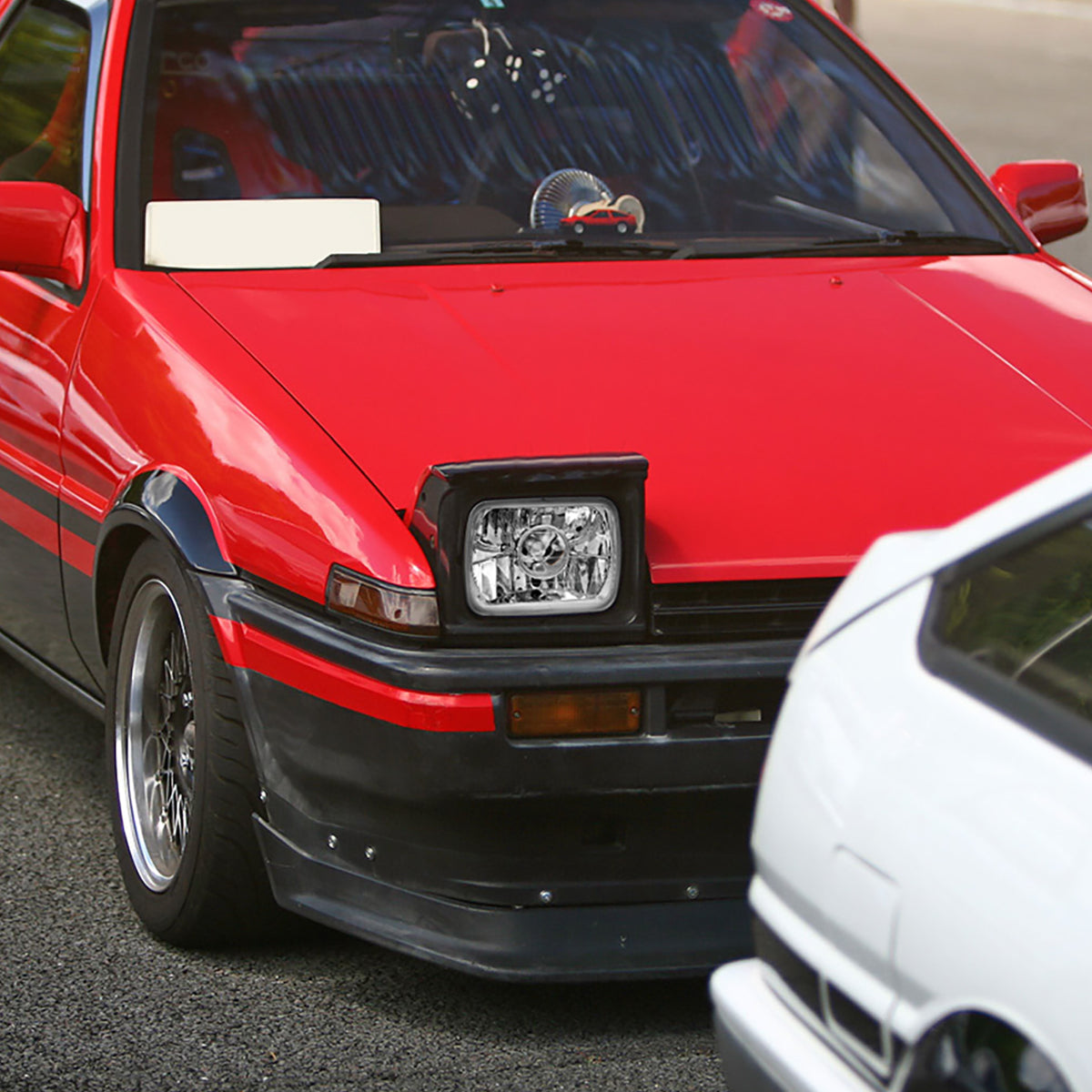 Ronnin - Fits Vehicles with 7" X 6" Sealed Beam Projector Headlights H6054 H6014 H6052 H5054 6054 6052 Pair | Chrome