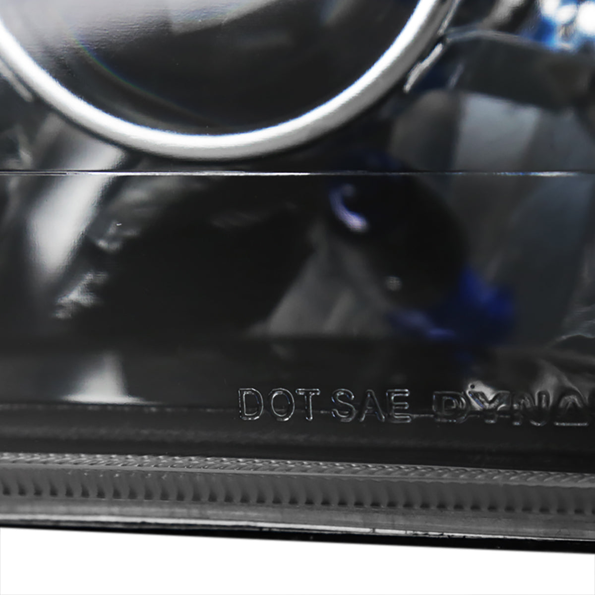 Ronnin - Fits Vehicles with 7" X 6" Sealed Beam Projector Headlights H6054 H6014 H6052 H5054 6054 6052 Pair | Black