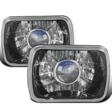Ronnin - Fits Vehicles with 7" X 6" Sealed Beam Projector Headlights H6054 H6014 H6052 H5054 6054 6052 Pair | Black