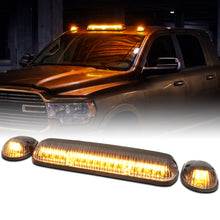 Amber LED Cab Roof Top Marker Clearance Lights 3 Pieces | Clear