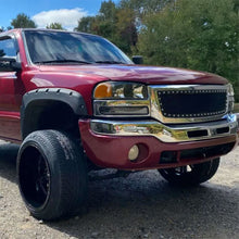 Ronnin - Fits 1999-2007 GMC Sierra 1500 2500 3500 2000-2006 Yukon XL Denali Headlights Head Lamps Factory Replacement Pair | Black