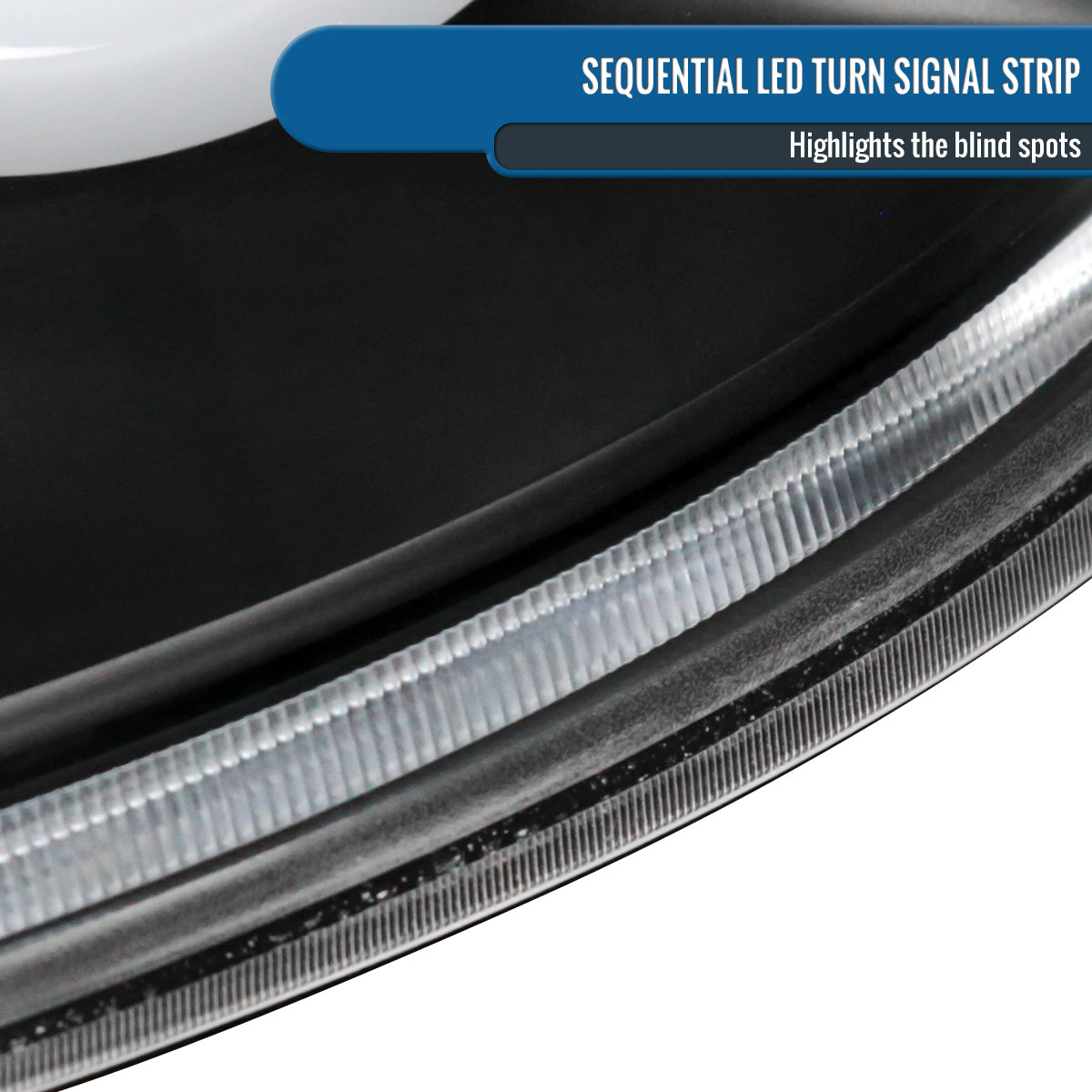 Ronnin - Fits 2003-2007 Infiniti G35 Coupe 2-Door Full LED Sequential Tail Lights Brake Lamps Assembly Pair | Black | White Halo Rims