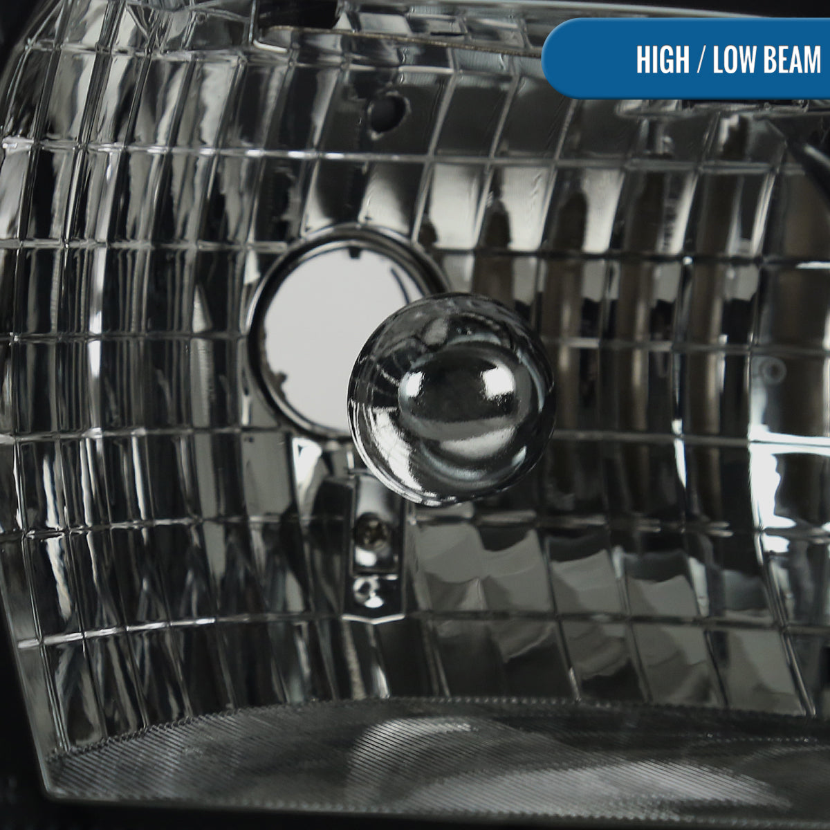 Ronnin - Fits 1997-2003 Ford F150 Expedition Headlights Factory Replacement Assembly Pair | Smoke