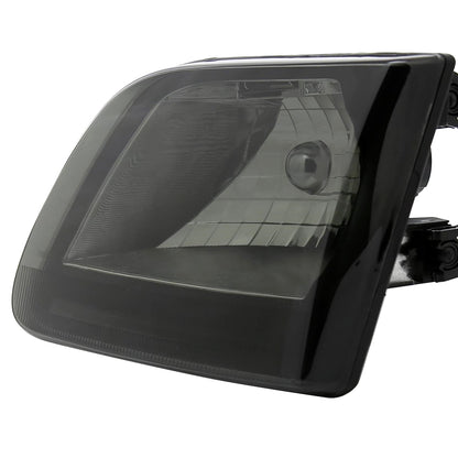 Ronnin - Fits 1997-2003 Ford F150 Expedition Headlights Factory Replacement Assembly Pair | Smoke