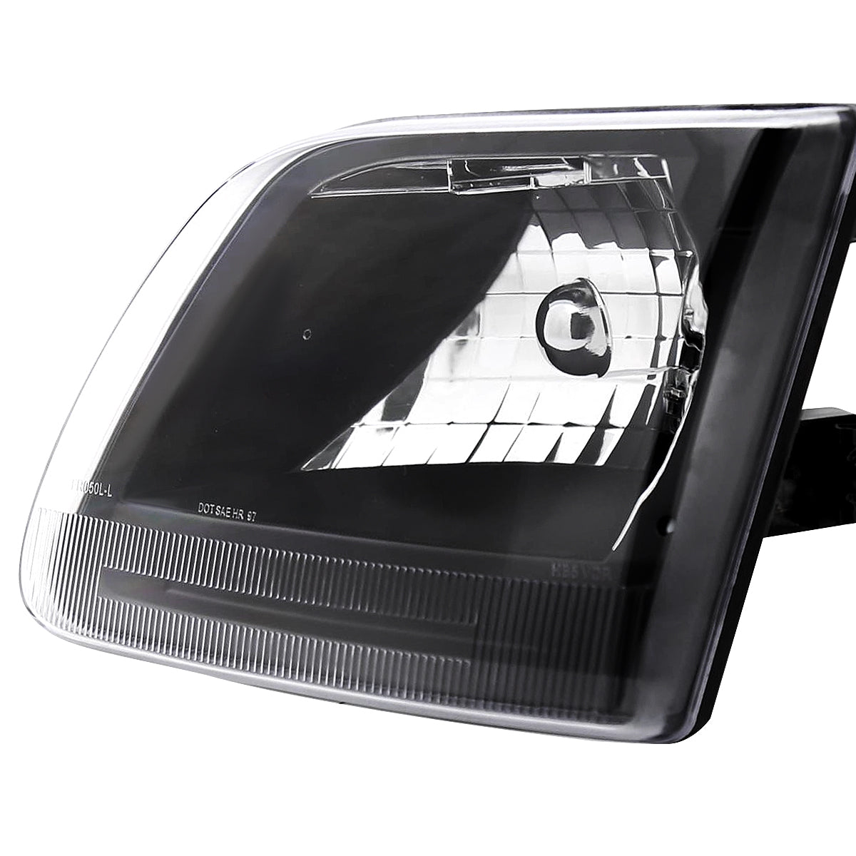 Ronnin - Fits 1997-2003 Ford F150 Expedition Headlights Factory Replacement Assembly Pair | Black