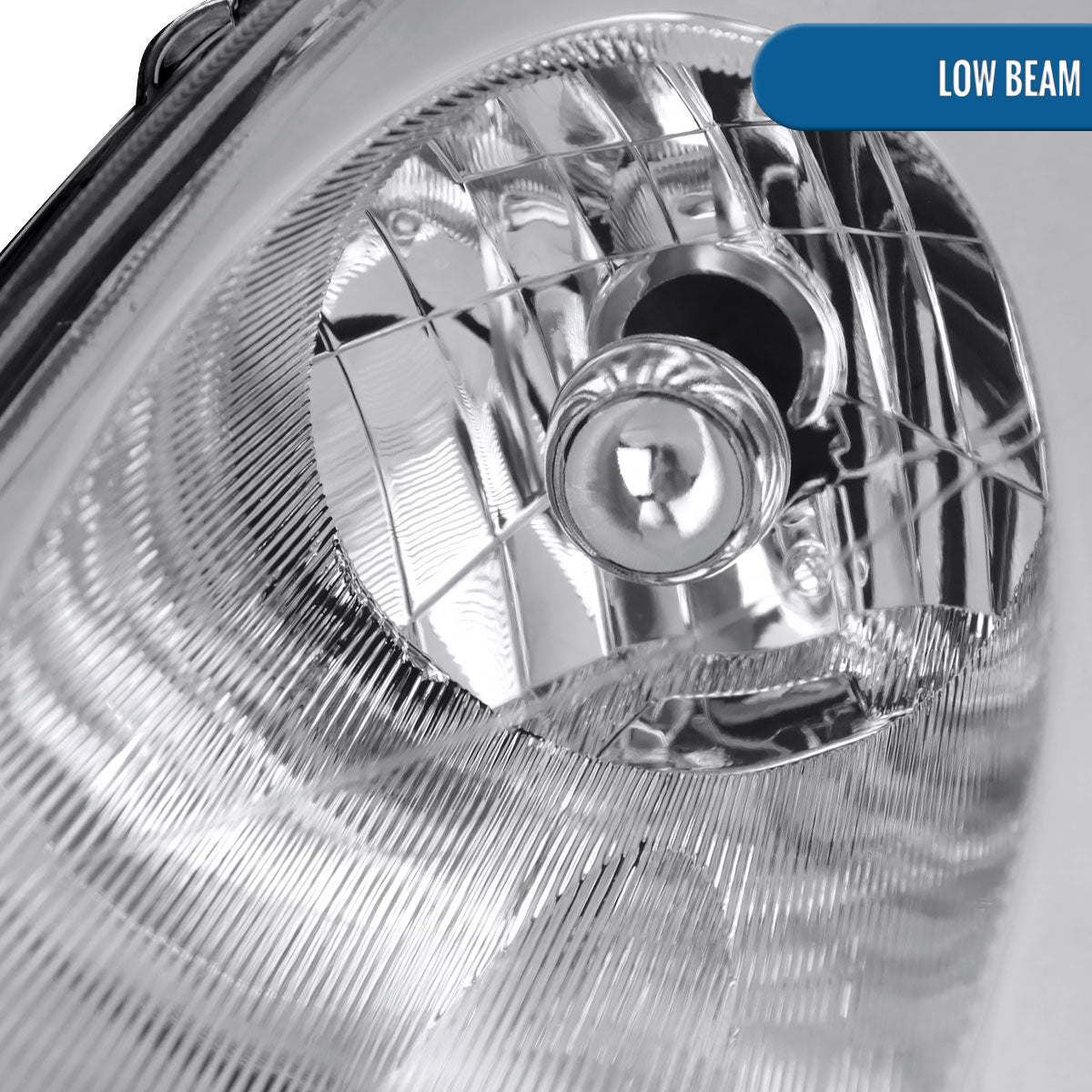 Ronnin - Fits 2003-2005 Infiniti G35 2Dr Coupe Xenon HID Factory Replacement Headlights Assembly Pair | Chrome