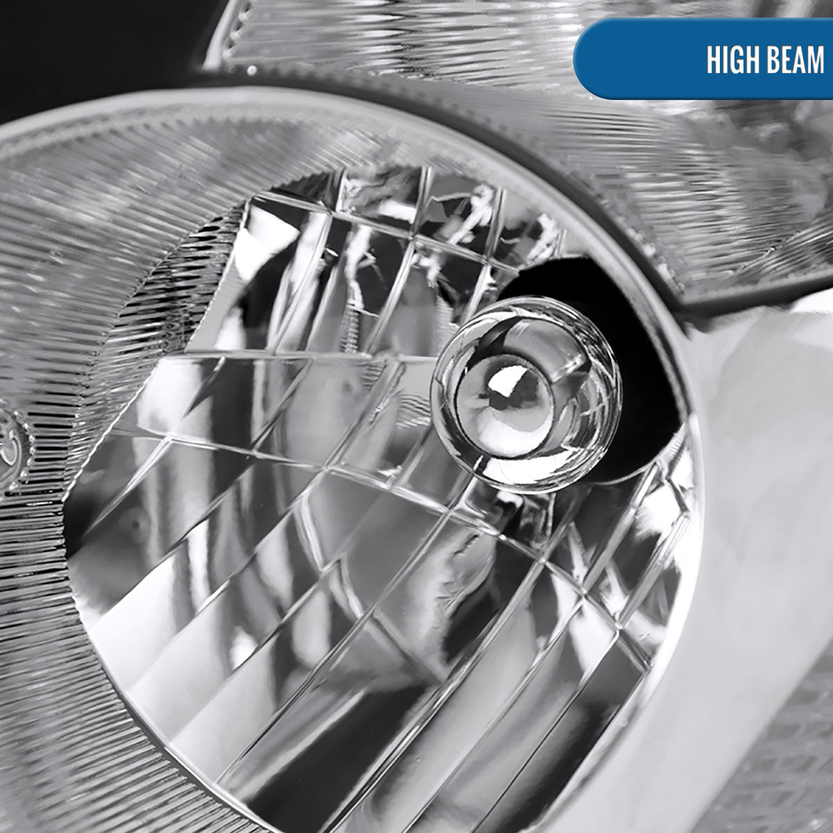 Ronnin - Fits 2003-2005 Infiniti G35 2Dr Coupe Xenon HID Factory Replacement Headlights Assembly Pair | Chrome