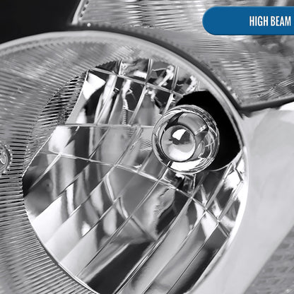 Ronnin - Fits 2003-2005 Infiniti G35 2Dr Coupe Xenon HID Factory Replacement Headlights Assembly Pair | Chrome