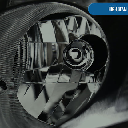 Ronnin - Fits 2003-2005 Infiniti G35 2Dr Coupe Xenon HID Factory Replacement Headlights Assembly Pair | Smoke