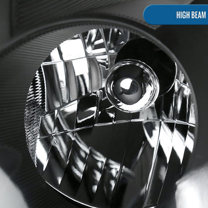 Ronnin - Fits 2003-2005 Infiniti G35 2Dr Coupe Xenon HID Factory Replacement Headlights Assembly Pair | Black