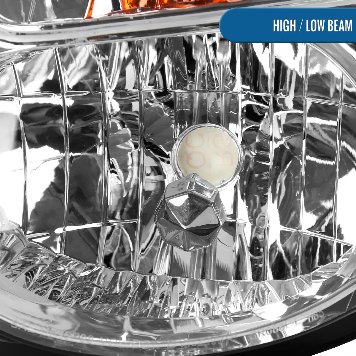 Ronnin - Fits 2002-2003 Subaru Impreza Factory Replacement Halogen Headlights Assembly Pair | Chrome