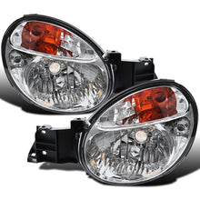 Ronnin - Fits 2002-2003 Subaru Impreza Factory Replacement Halogen Headlights Assembly Pair | Chrome