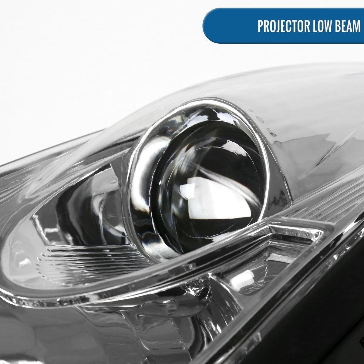 Ronnin - Fits 2000-2005 Toyota Celica GT GTS Projector Headlights Assembly OE Replacement Pair | Chrome