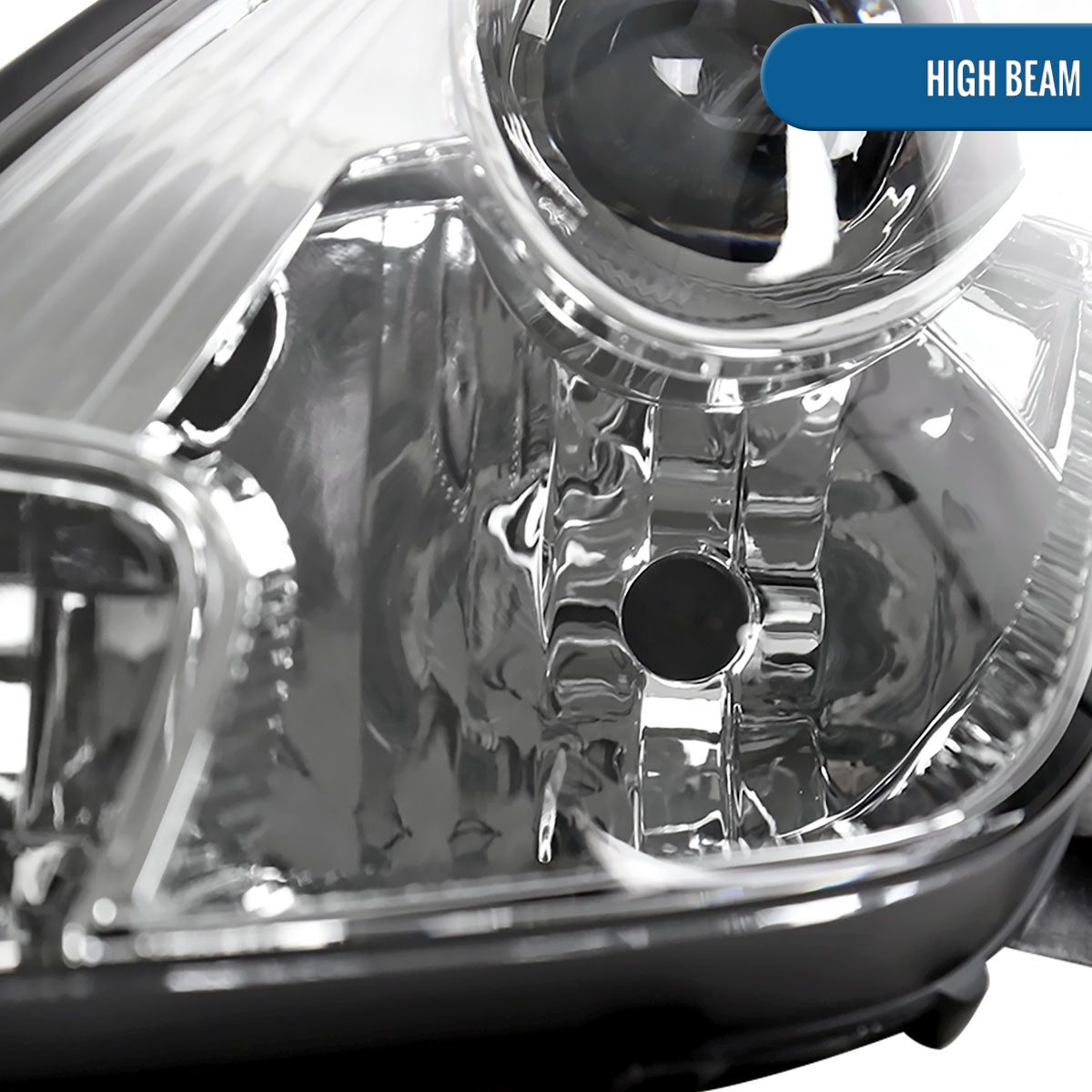 Ronnin - Fits 2000-2005 Toyota Celica GT GTS Projector Headlights Assembly OE Replacement Pair | Chrome