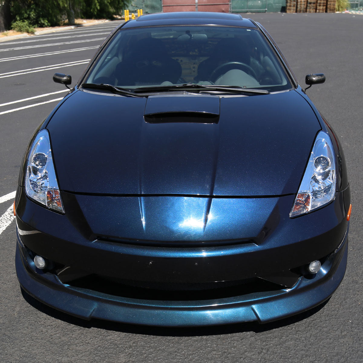 Ronnin - Fits 2000-2005 Toyota Celica GT GTS Projector Headlights Assembly OE Replacement Pair | Chrome