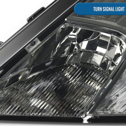 Ronnin - Fits 2000-2005 Toyota Celica GT GTS Projector Headlights Assembly OE Replacement Pair | Smoke