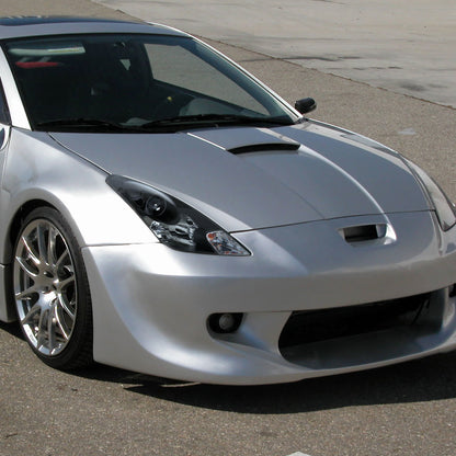 Ronnin - Fits 2000-2005 Toyota Celica GT GTS Projector Headlights Assembly OE Replacement Pair | Black