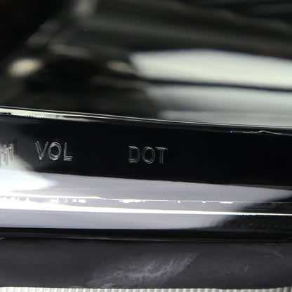 Ronnin - Fits 2000-2005 Mitsubishi Eclipse Upgraded LED Dual Halo Rims Running Lights Projector Headlights Assembly Pair | Smoke