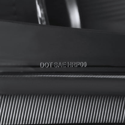 Ronnin - Fits 2000-2005 Mitsubishi Eclipse Upgraded LED Dual Halo Rims Running Lights Projector Headlights Assembly Pair | Black