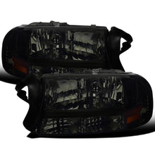 Ronnin - Fits 1997-2004 Dodge Dakota 1998-2003 Durango Replacement Headlights Assembly Pair | Smoke