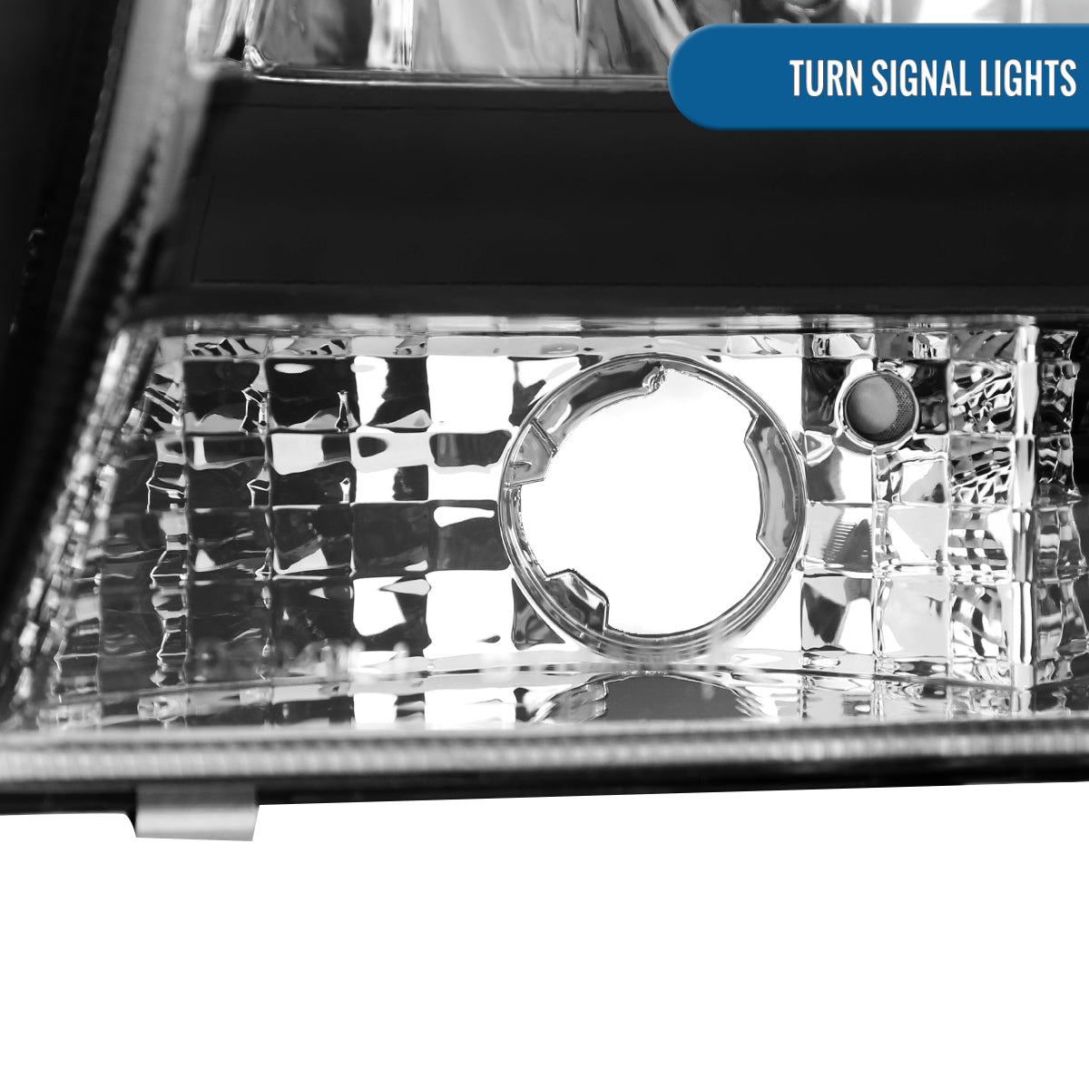 Ronnin - Fits 1997-2004 Dodge Dakota 1998-2003 Durango Replacement Headlights Assembly Pair | Black