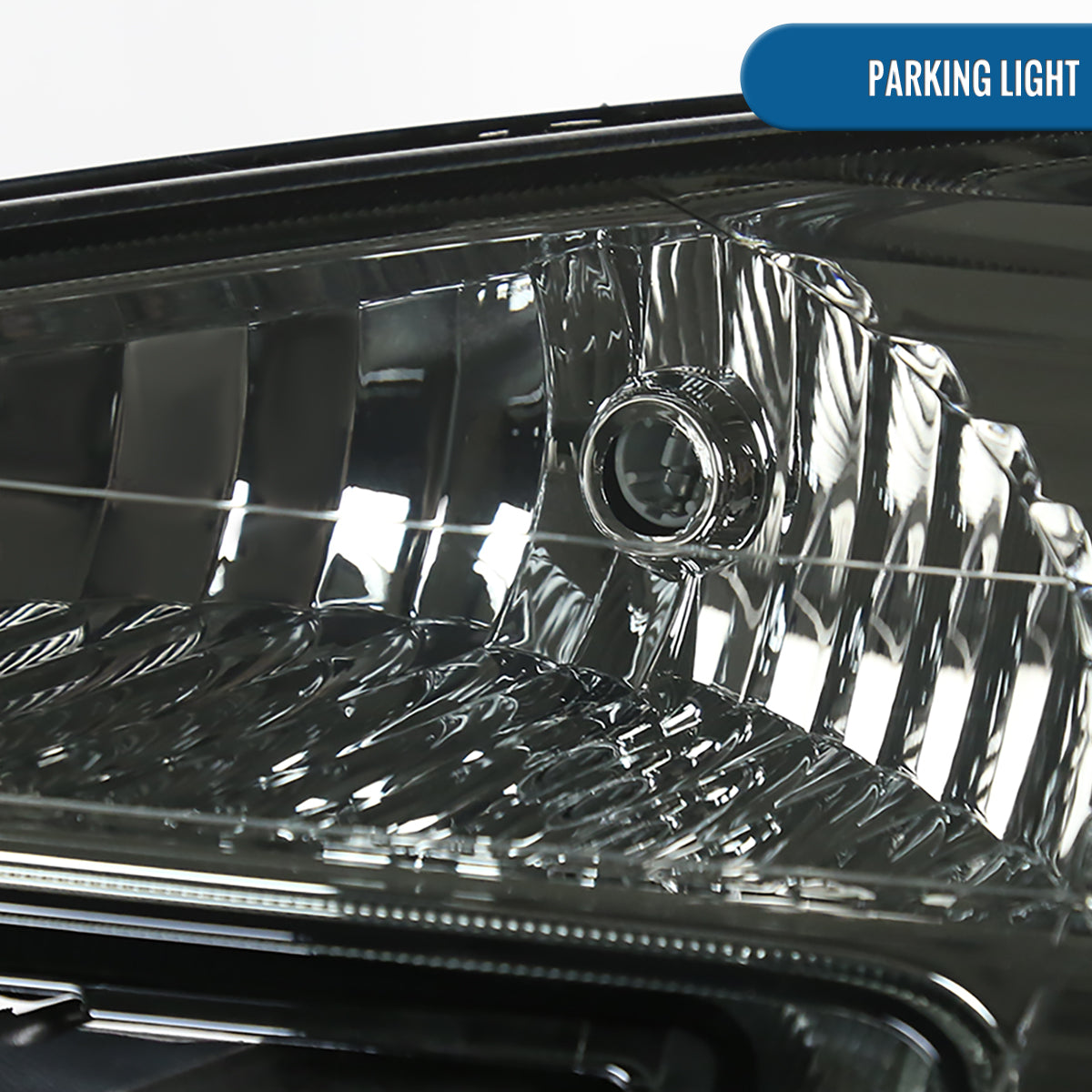 Ronnin - Fits 2005-2009 Chevy Equinox Factory Replacement Headlights Assembly Pair | Smoke