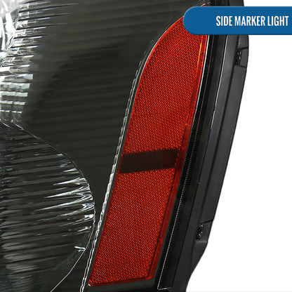 Ronnin - Fits 2005-2009 Chevy Equinox Factory Replacement Headlights Assembly Pair | Smoke