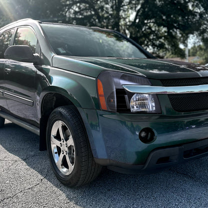 Ronnin - Fits 2005-2009 Chevy Equinox Factory Replacement Headlights Assembly Pair | Black