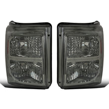 Ronnin - Fits 2011-2016 Ford F250 F350 F450 F550 Super Duty Factory Replacement Headlights Assembly Pair | Smoke