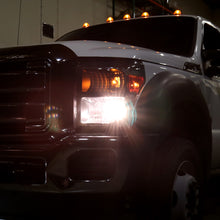 Ronnin - Fits 2011-2016 Ford F250 F350 F450 F550 Super Duty Factory Replacement Headlights Assembly Pair | Black