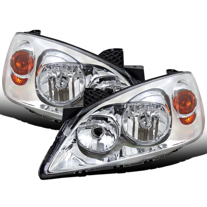 Ronnin - Fits 2005-2010 Pontiac G6 Factory Replacement Headlights Assembly Pair | Chrome