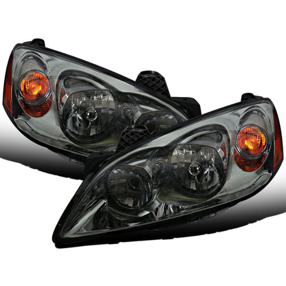 Ronnin - Fits 2005-2010 Pontiac G6 Factory Replacement Headlights Assembly Pair | Smoke