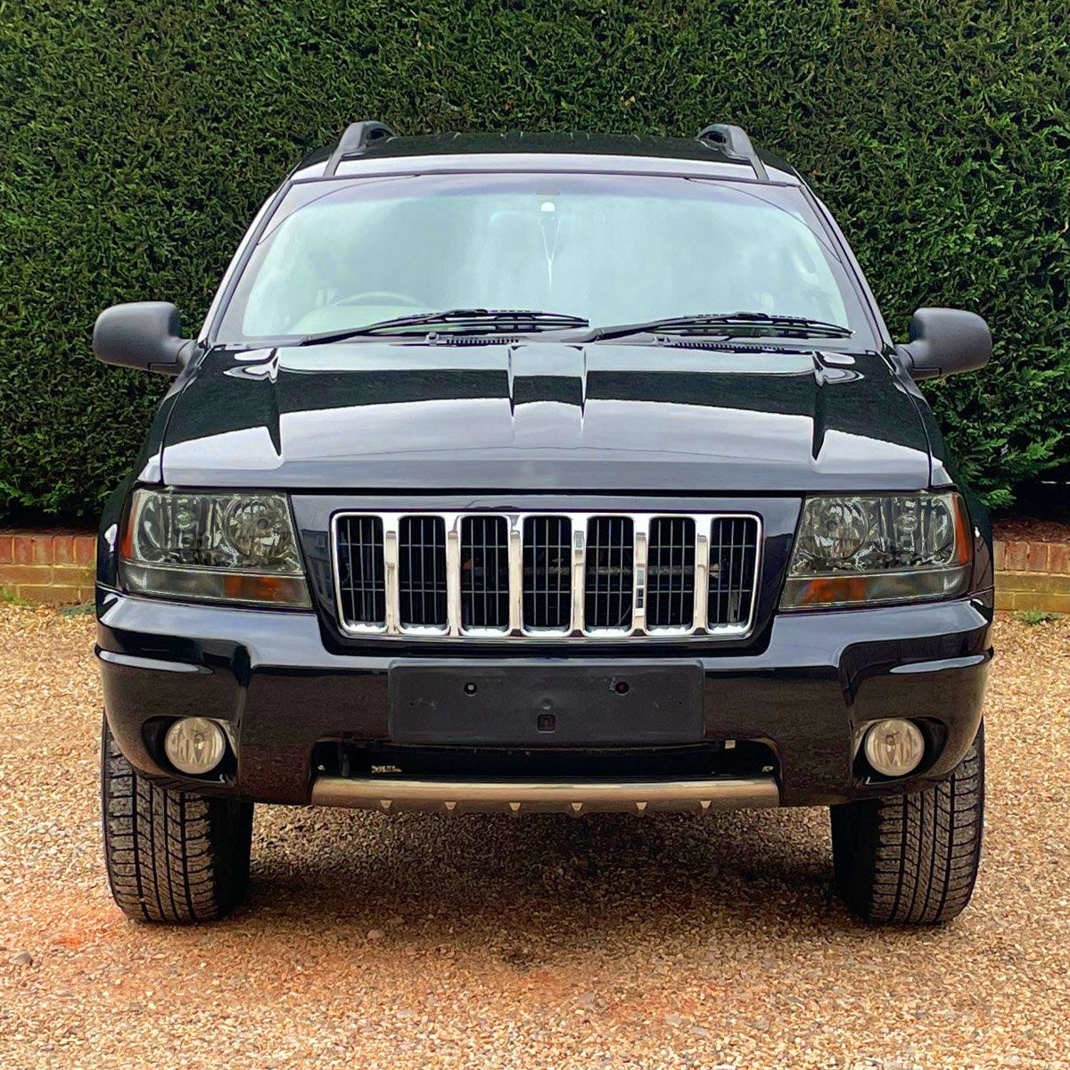 Ronnin - Fits 1999-2004 Jeep Grand Cherokee Factory Replacement Headlights Clear Turn Signal Lens Assembly Pair | Smoke