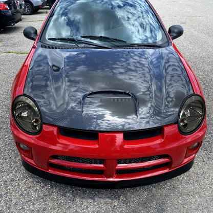 Ronnin - Fits 2003-2005 Dodge Neon Factory Replacement Headlights Assembly Pair | Smoke