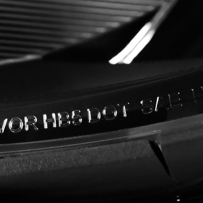 Ronnin - Fits 2003-2005 Dodge Neon Factory Replacement Headlights Assembly Pair | Black